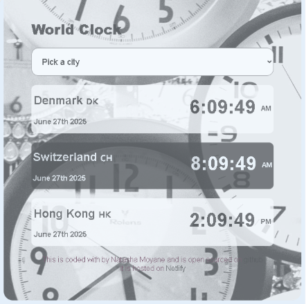 world clock image